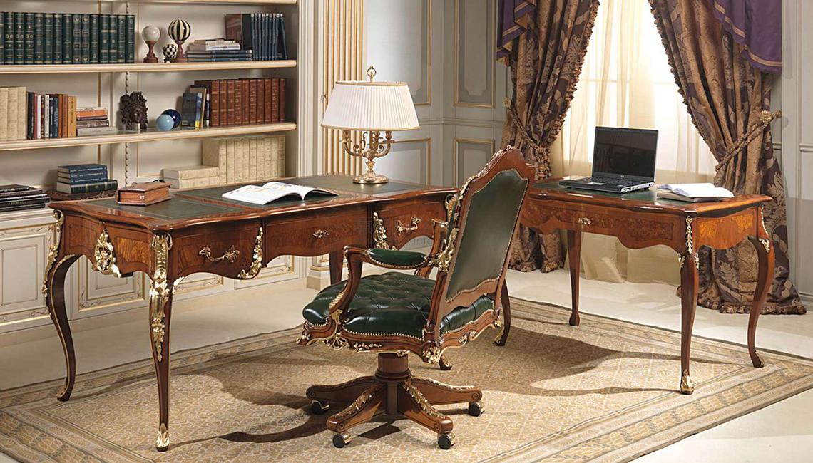 10Classic office Louis XV style 书桌