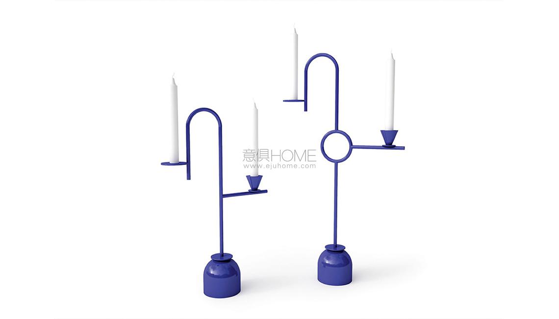 BLUE CANDLEHOLDERS烛台