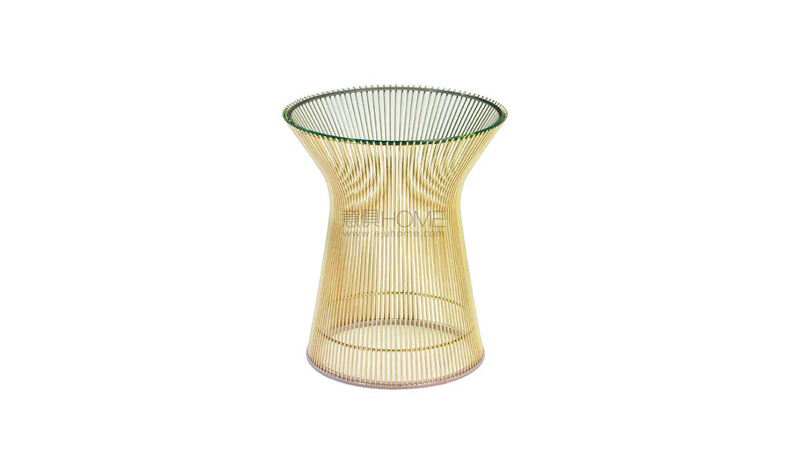 KNOLLPlatner Side Table in Gold茶几