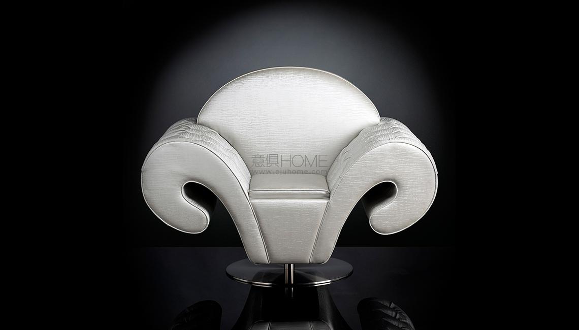 SWIVEL ARMCHAIR SILHOUETTE休闲椅