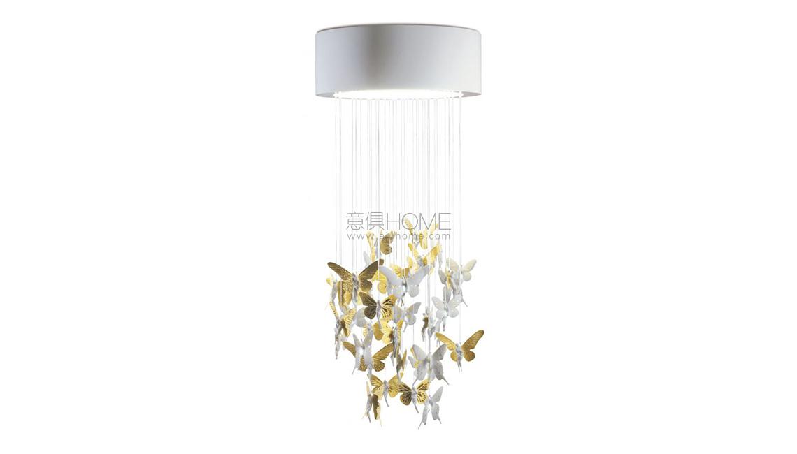 LLADRONiagara Chandelier 0.60m. Golden Luster吊灯