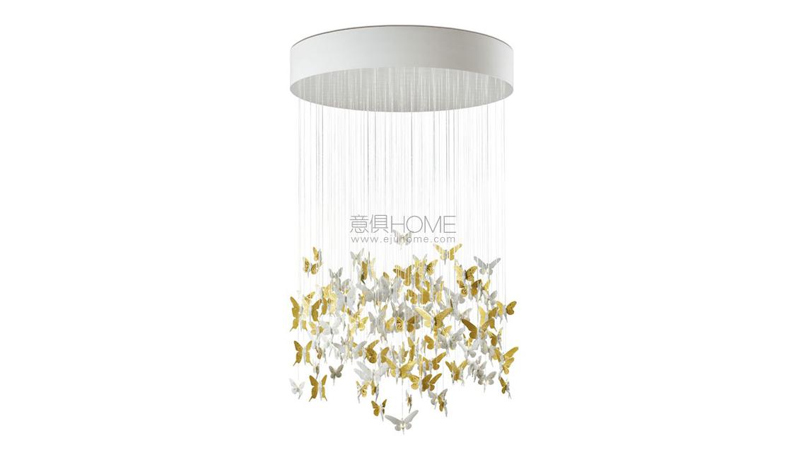 LLADRONiagara Chandelier 1.35m. Golden Luster吊灯