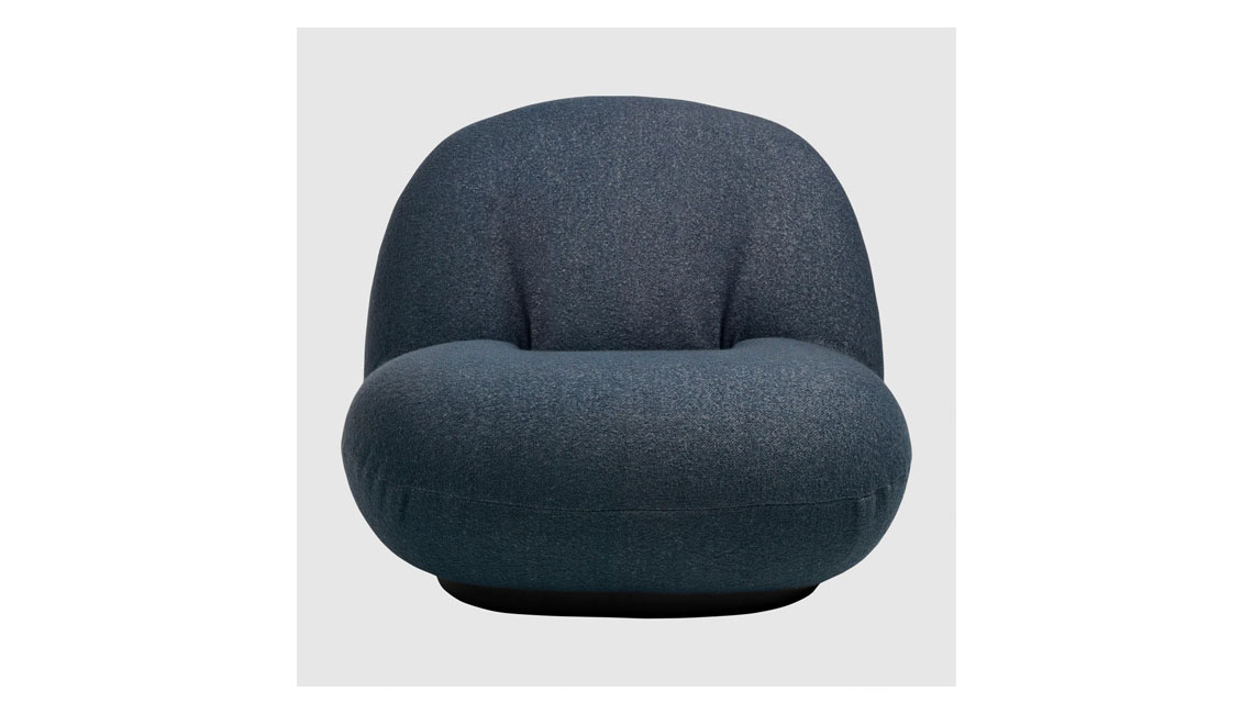 Pacha Lounge Chair - Fully Upholstered, Swivel Base可旋转底座休闲椅