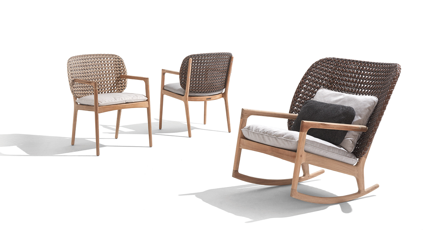 Kay-High Back Rocking Chair  休闲椅