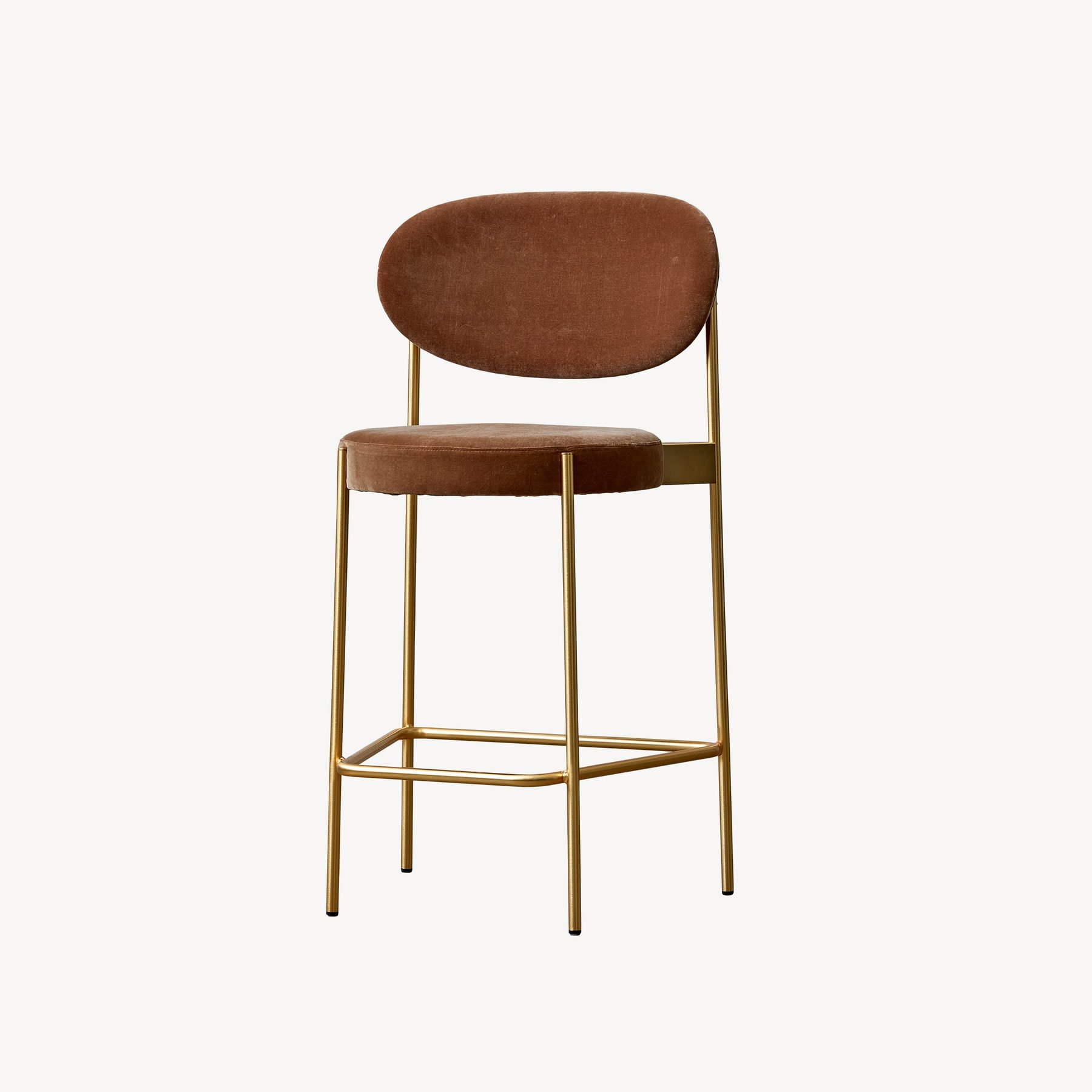 SERIES 430 BAR STOOL BRASS FINISH FRAME 吧椅