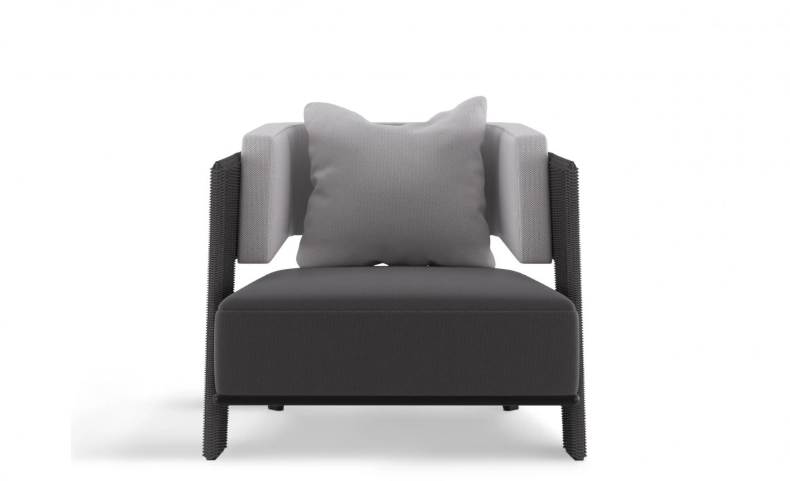 LUXXUGALEA GREY ARMCHAIR户外休闲椅
