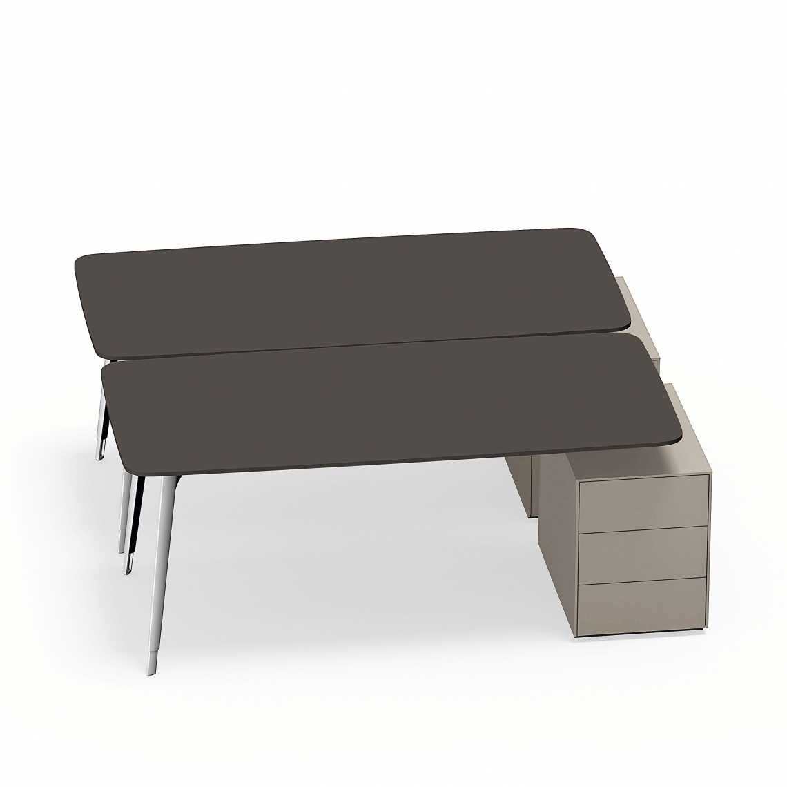 WALTER KNOLLKeypiece Management Desk.书桌